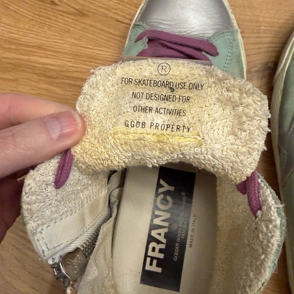 Golden Goose Suede Francy High Top Sneakers - Picture 9 of 11